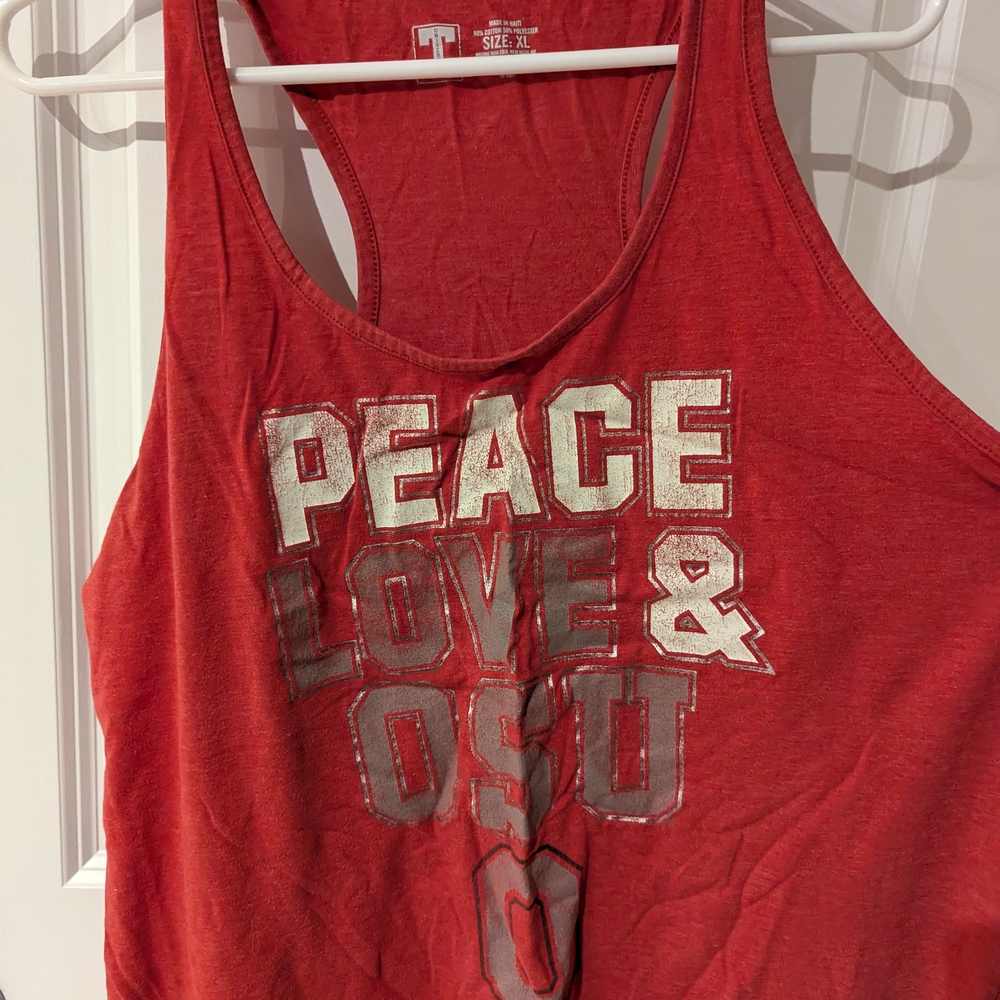 Red Graphic Tank Top